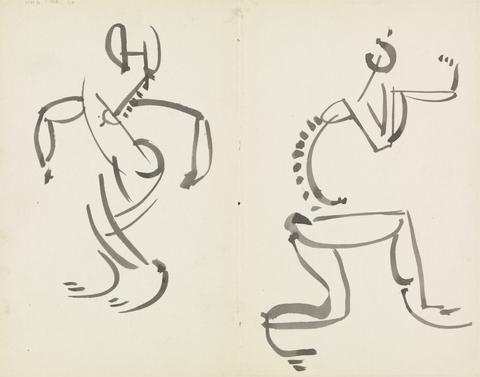 Henri Gaudier-Brzeska Two Figure Studies