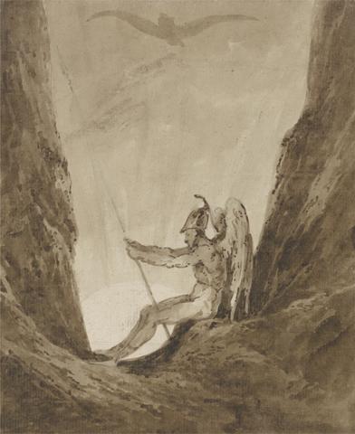 Thomas Girtin The Archangel Gabriel Awaiting Night