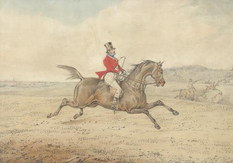 Henry Thomas Alken 'Riding to Horses with Difficulty'