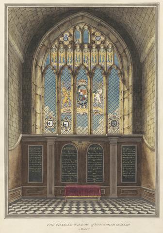 Daniel Lysons The Chancel Window of Hanworth Church