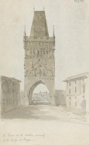 Sir Robert Smirke the younger Powder Tower, One of the Original City Gates into the City of Prague
