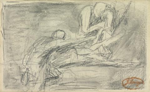 unknown artist Two Crouching Figures