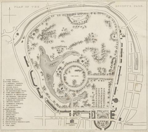 John Cleghorn Plan of the Regent's Park