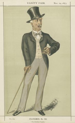 Leslie Matthew 'Spy' Ward Politicians - Vanity Fair. 'The Hertford Property'. .Sir Richard Wallace. 29 November 1873