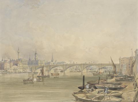 Edmund Walker A View of London Bridge