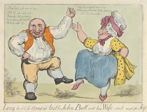 unknown artist Long Look'd for Come at Last for John Bull and His Wife Stark Mad for Joy!!