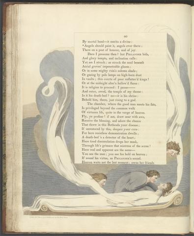 William Blake Young's Night Thoughts, Page 40, "Angels should paint it, angels ever there"