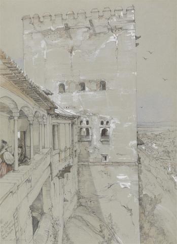 John Frederick Lewis The Torre de Comares, Alhambra, 1835