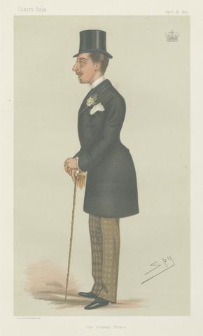 Leslie Matthew 'Spy' Ward Vanity Fair: Royalty; 'The Student Prince', H.R.H. Prince Leopold, April 21, 1877