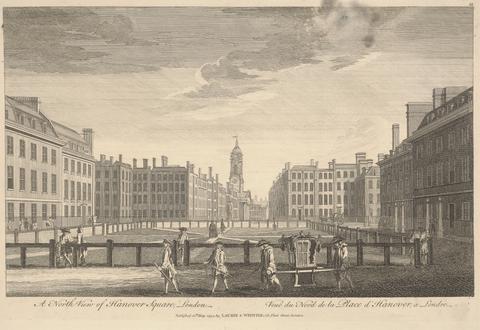 unknown artist A North View of Hanover Square, London