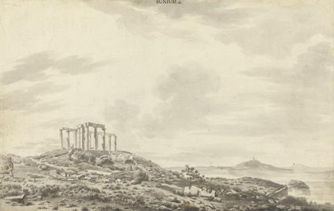 William Pars Landscape with Temple Ruins at Sunium
