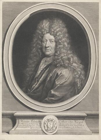 Gerard Edelinck Édouard Colbert, Marquis de Villacerf