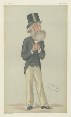 Leslie Matthew 'Spy' Ward Politicians - Vanity Fair - 'Clever'. Mr. William Bromley Davenport. May 12, 1877