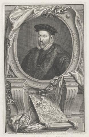 Jacobus Houbraken Sir Nicholas Bacon, Lord Keeper