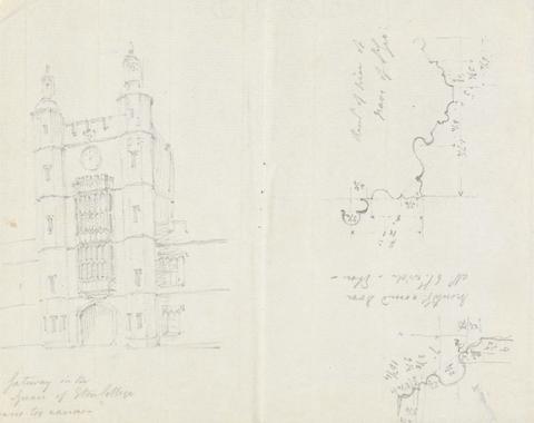 Sir Robert Smirke the younger Sketches of St. George's Chapel and Square