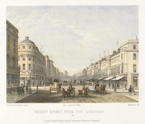 Charles C. Bachelier Regent Street from the Quadrant