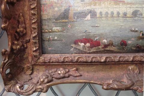 unknown framemaker British psuedo-Rococo frame