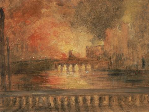 unknown artist The Burning of the Houses of Parliament
