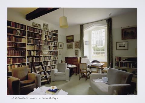 Richard Hamilton A.D.Nuttall's Room in New College, Oxford