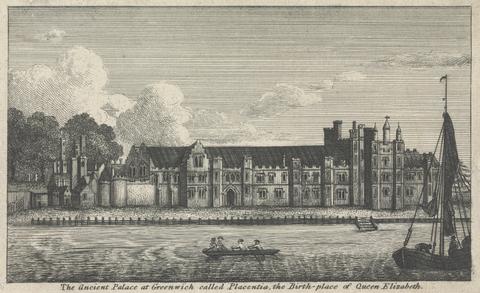 unknown artist The Ancient Palace at Greenwich called Placentia, the Birthplace of Queen Elizabeth