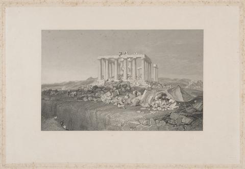 Robert Brandard Dismantling of the Temple of Jupiter, Aegina
