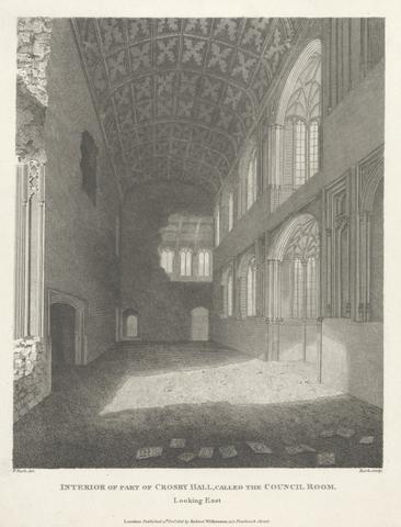 Interior of Part of Crosby Hall, Called the Council Room