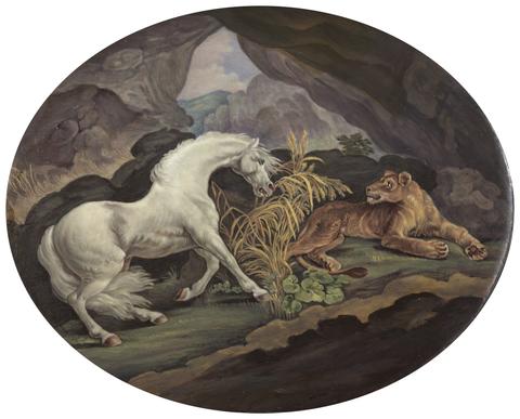 unknown artist A Horse Frightened by a Lioness