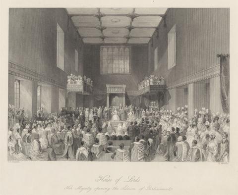 Henry Melville Her Majesty opening the Session of Parliament