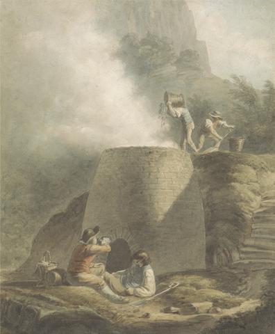 William Marshall Craig Landscape with Lime-Kiln and Workmen