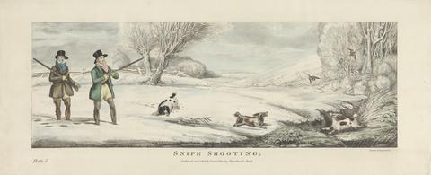 James Pollard Shooting [set of six]: 5. Snipe Shooting