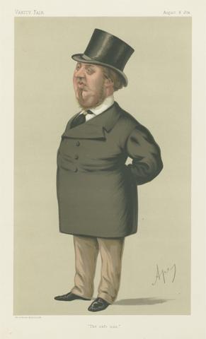 Carlo Pellegrini Politicians - Vanity Fair. 'The safe man'. The Rt. Hon. George Schlater- Booth. 8 August 1874