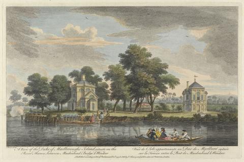 unknown artist A View of the Duke of Marlborough's Island Situate on the River Thames, between Maidenhead Bridge & Windsor