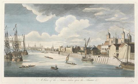 John Boydell A View of the Tower, Taken upon the Thames