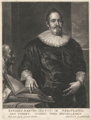John Friedrich Leonart Portrait of Justus van Meerstraeten