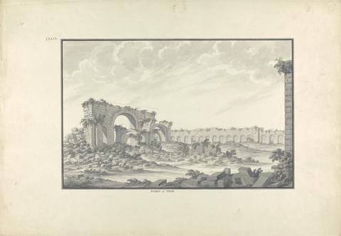 Giovanni Battista Borra Ruines à Troye