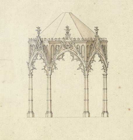 William Kent Design for an Unidentified Gothic Structure