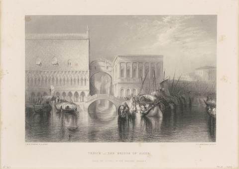 James Charles Armytage Venice, the Bridge of Sighs