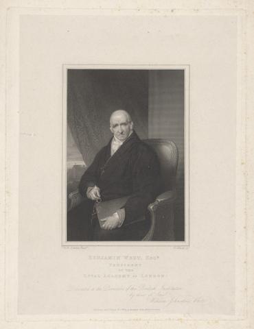 Charles Heath Benjamin West, Esq., President of the Royal Academy of London