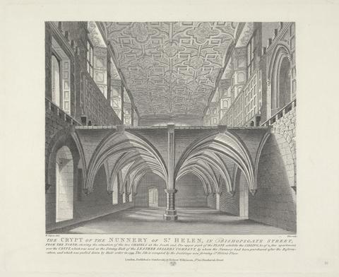 William Wise The Crypt of the Nunnery of St. Helen