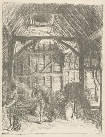 George Clausen The Barn (From "The Neolith", 1908)