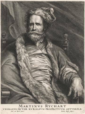 Jacobus Neeffs Martinus Rychart, Unimanus, Pictor Ruralium Prospectuum Antuerpiæ