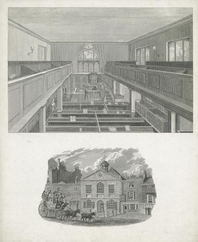 unknown artist Interior and Front of Knightsbridge Chapel