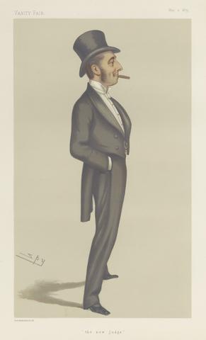 Leslie Matthew 'Spy' Ward Vanity Fair: Legal; 'The New Judge', The Hon. Mr. Justice Straight, May 10, 1879