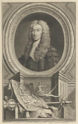 Jacobus Houbraken Charles Lord Talbot, Lord High Chancellor