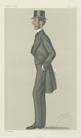 Leslie Matthew 'Spy' Ward Vanity Fair: Military and Navy; 'The Court', Colonel Robert Nigel Fitzhardings Kingscote, February 14, 1880