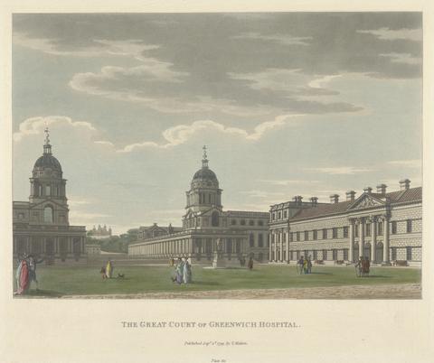 unknown artist The Great Court of Greenwich Hospital