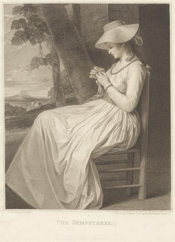 Lady Hamilton as The Sempstress
