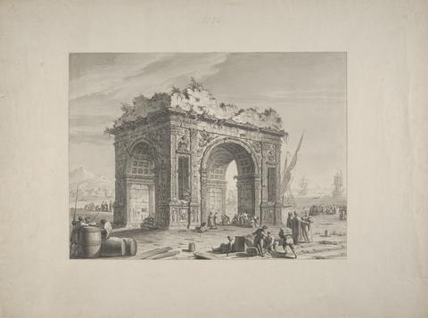 James Bruce "Arch of Marcus Aurelius at Tripoli "