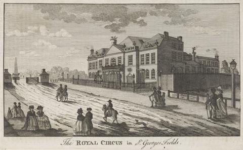 unknown artist The Royal Circus in St. Georges Fields