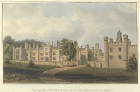 John Buckler FSA South East View of Blithfield, Staffordshire; the Seat of the Right Honourable Lord Bagot